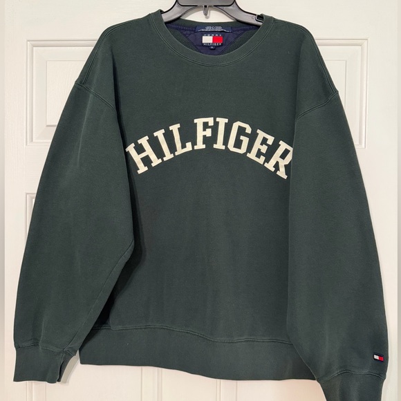 Tommy Hilfiger Other - Vintage Tommy Hilfiger Dark Green Crewneck